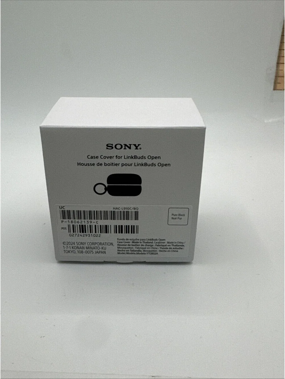 Genuine Sony Case Cover for LinkBuds Open - Pure Black HACL910C/B Sealed